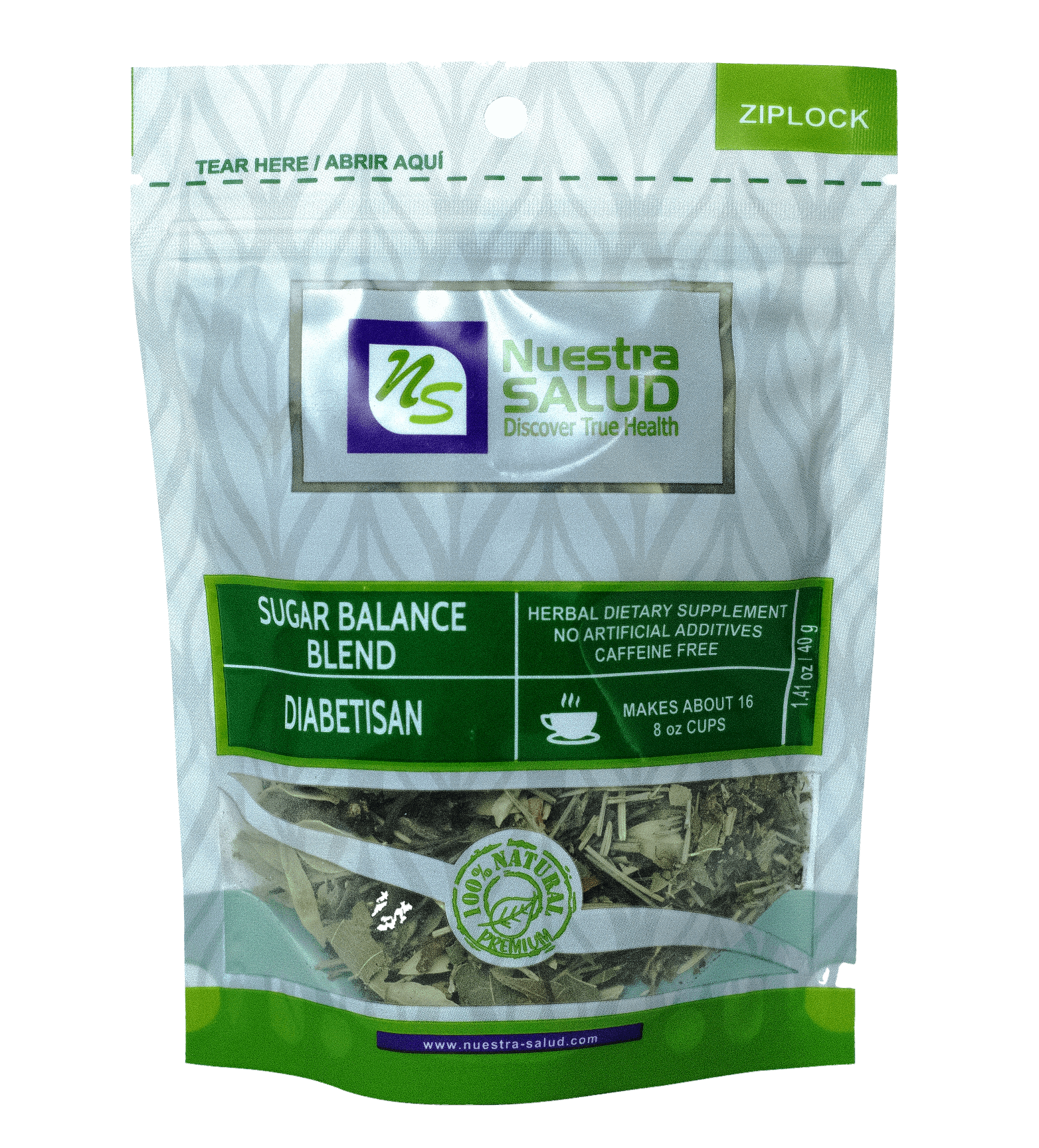  Diabetisan Sugar Balance Blend Loose Herbal Infusion Tea Value Pack (120g) by Nuestra Salud sold by NS Herbs Co.