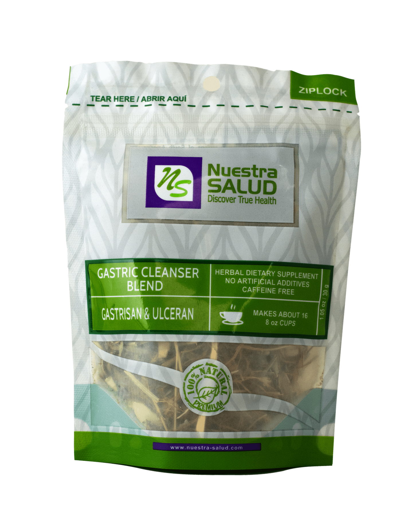  Gastrisan Ulceran Gastric Cleanser Loose Blend Herbal Infusion Tea Value Pack (90g) by Nuestra Salud sold by NS Herbs Co.