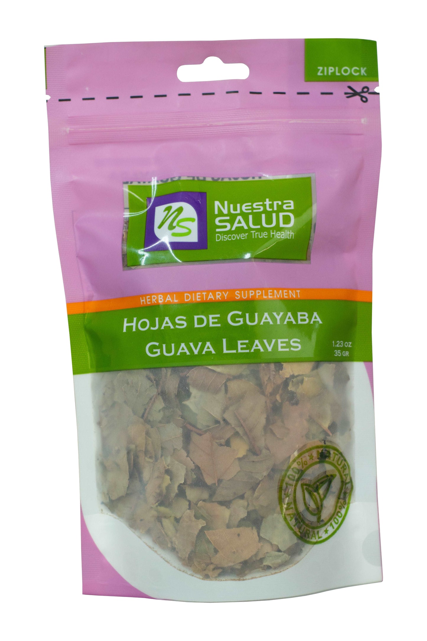  Hojas De Guayaba Guava Loose Leaf Premium Herb Tea (35g) 1.05oz by Nuestra Salud sold by NS Herbs Co.