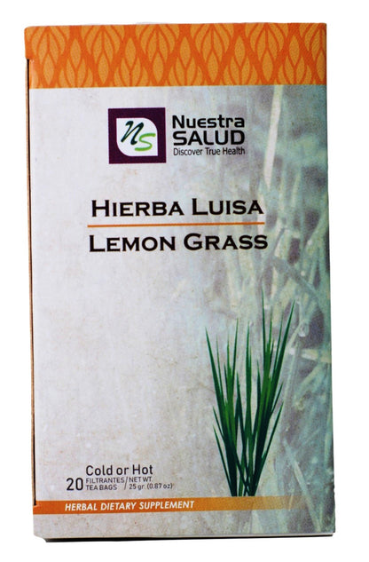 Lemongrass Tea Hierba Luisa Herbal Tea (60 Tea bags) Nuestra Salud