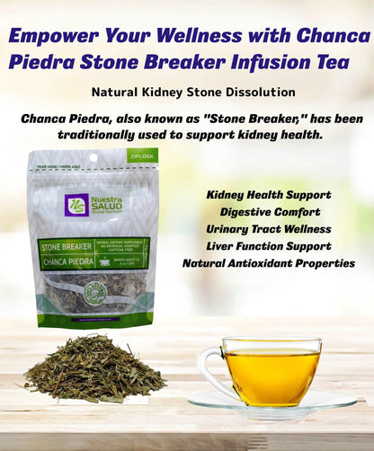 Chanca Piedra Tea Ultimate Herbal Tea Infusion: Unleash the Power of Nature's Wellness Kidney (40g) Tea