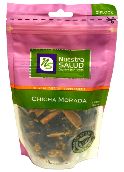 Purple Corn Mix Peruvian Chicha Morada Premium Silver Line Zip Lock (120g)