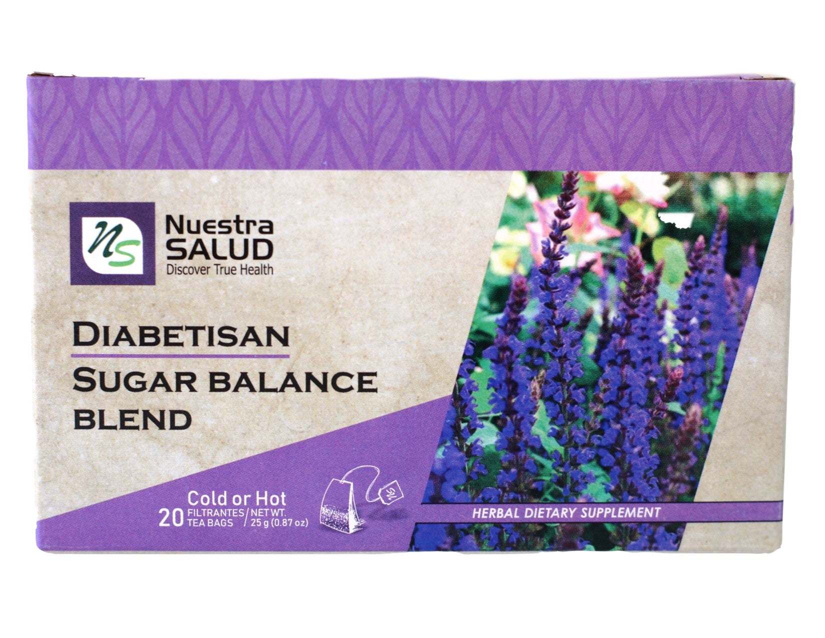 Sugar Balance Tea Blend Diabetisan Herbal Tea (60 tea bags) Nuestra Salud