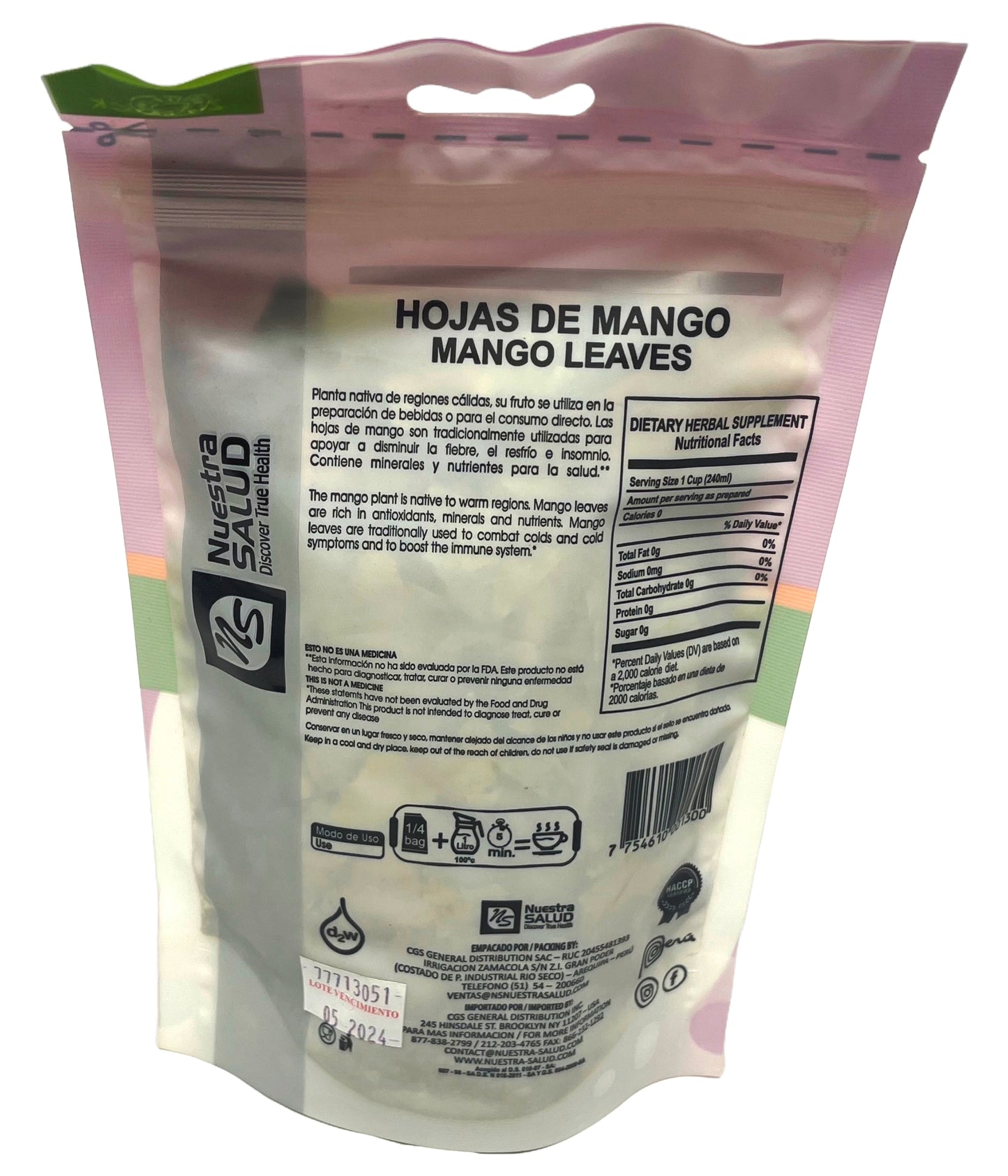 Mango Tea Leaves Herbal Infusion Tea Premium (35g)