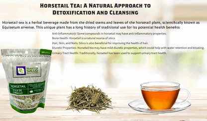 Horsetail Herbal Tea for Wellness - Value pack (90g)  Cola de Caballo Te