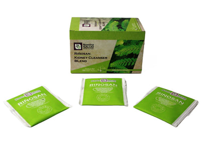 Kidney Tea Blend Cleanser Rinosan Herbal Tea (60 tea bags) Nuestra Salud