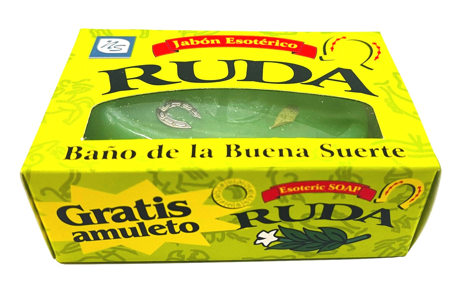 Rue Soap (3 bars) Jabon Ruda Good Luck Bath Esoteric Nuestra Salud