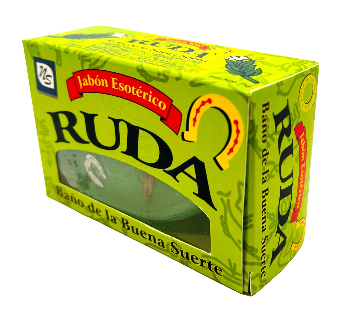 Rue Soap (3 bars) Jabon Ruda Good Luck Bath Esoteric Nuestra Salud