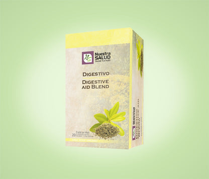  Digestivo Digestive Aid Blend Filter Tea Box (20 Tea Bags) by Nuestra Salud sold by NS Herbs Co.