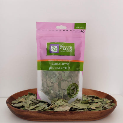  Hojas De Eucalipto Eucalyptus Loose Leaf Premium Herb Tea (50g) 1.76oz by Nuestra Salud sold by NS Herbs Co.