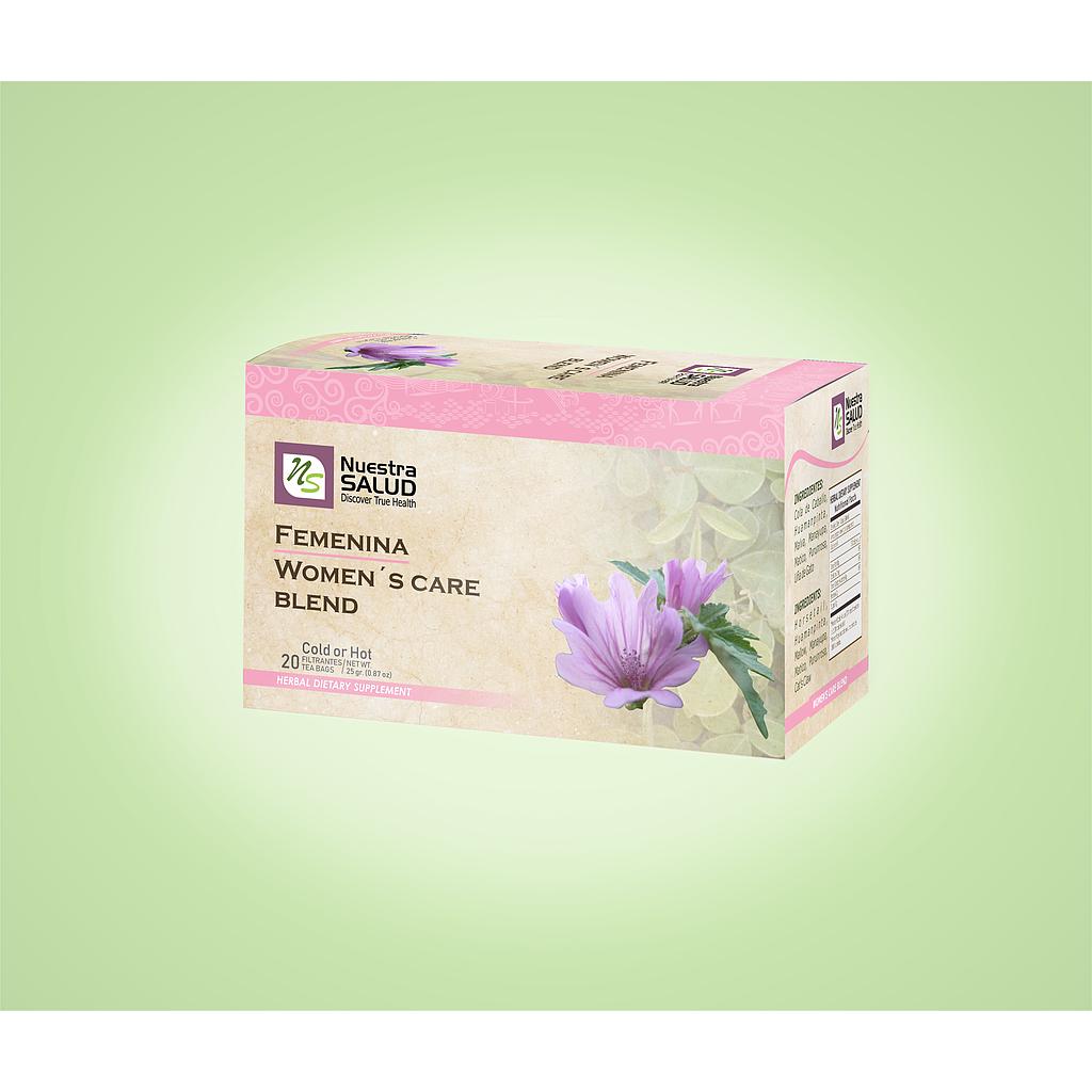  Femenina Women's Care Blend Filter Tea Box (20 Tea Bags) by Nuestra Salud sold by NS Herbs Co.