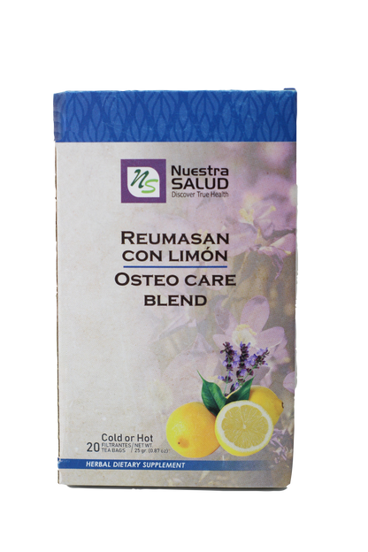  Reumasan Limón Osteo Care Blend Lemon Filter Tea Box (20 Tea Bags) by Nuestra Salud sold by NS Herbs Co.