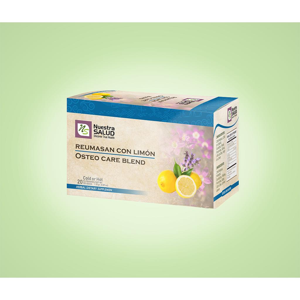  Reumasan Limón Osteo Care Blend Lemon Filter Tea Box (20 Tea Bags) by Nuestra Salud sold by NS Herbs Co.