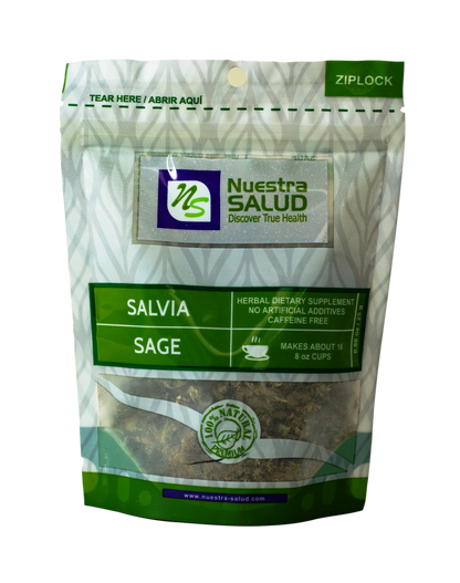  Salvia Sage Loose Herbal Infusion Tea Value Pack (75g) by Nuestra Salud sold by NS Herbs Co.