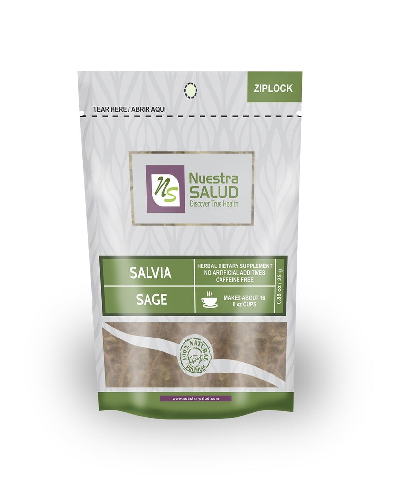  Salvia Sage Loose Herbal Tea (25g) by Nuestra Salud sold by NS Herbs Co.