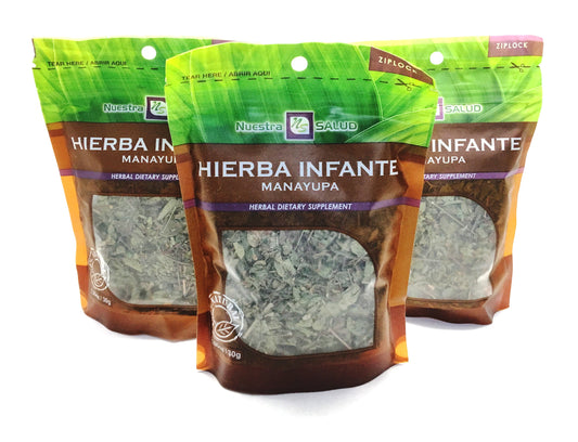  Hierba Infante Manayupa Loose Herbal Infusion Tea Value Pack (90g) by Nuestra Salud sold by NS Herbs Co.