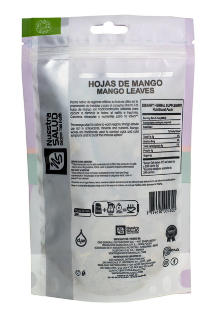  Mango Loose Leaves Herbal Infusion Tea Value Pack (105g) by Nuestra Salud sold by NS Herbs Co.